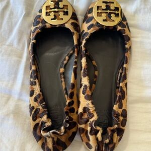 Tory Burch Leopard Print Flats